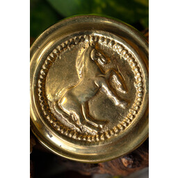 Phalera romana de color caballo de oro - Celtic Webmerchant