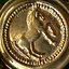 Phalera romana de color caballo de oro - Celtic Webmerchant