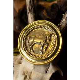 Phalera romana de color caballo de oro - Celtic Webmerchant