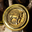 Phalera romana de color caballo de oro - Celtic Webmerchant