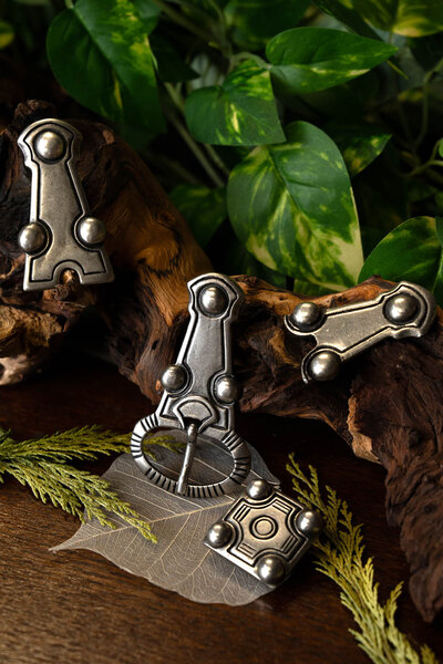 Allemanic pas złączu od Balingen, posrebrzane - Celtic Webmerchant