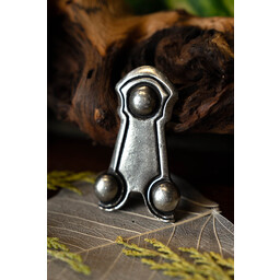 Allemanic belt fitting from Balingen, silvered - Celtic Webmerchant