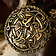 Viking bælte montering Pitney, messing - Celtic Webmerchant