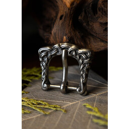 Anglo-Scandinavian Schnalle, versilbert - Celtic Webmerchant