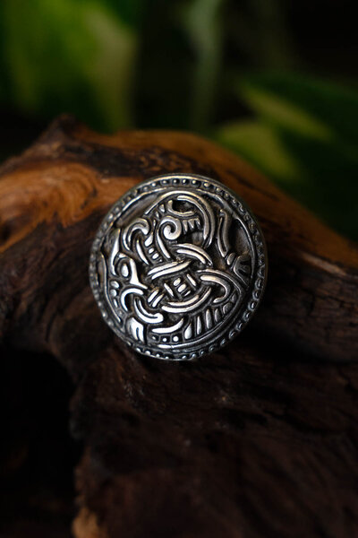 Rund Gürtelbeschlag Hordaland Bronze - Celtic Webmerchant