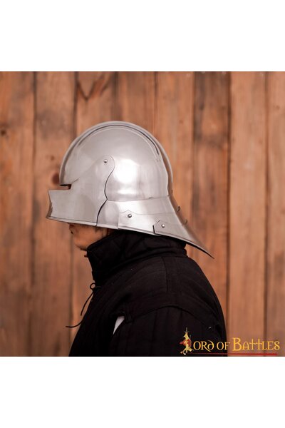 German sallet with neck protector, 2 mm - Celtic Webmerchant