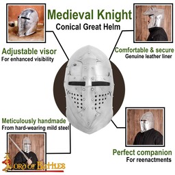 Grote bascinet 2 mm - Celtic Webmerchant