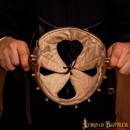 Duitse klappvizier bascinet, 2 mm - Celtic Webmerchant