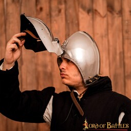 German folding visor bascinet, 2 mm - Celtic Webmerchant