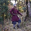 Túnica vikinga Svein, lana, rojo vino - Celtic Webmerchant