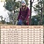 Viking tuniek Svein, wol, wijnrood - Celtic Webmerchant