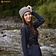 Mythrojan Nadelgebundene Mütze, 100% Wolle, Grau-Blau - Celtic Webmerchant