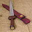 Bollock dagger with scabbard - Celtic Webmerchant