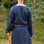 Medieval linen tunic, dark blue - Celtic Webmerchant