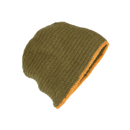 Crocheted cap, 100% wool, green - yellow - Celtic Webmerchant