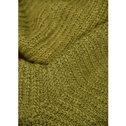 Calcetines de ganchillo, 100% lana, verde-amarillo - Celtic Webmerchant