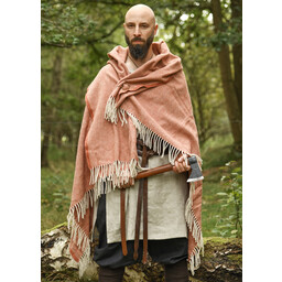 100% uldtæppe/kappe, sildeben, rust - Celtic Webmerchant