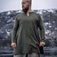 Túnica vikinga de lino Ragnar, verde - Celtic Webmerchant