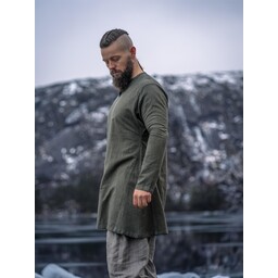 Lniana tunika wikingów Ragnar, zielona - Celtic Webmerchant
