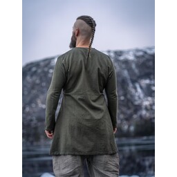 Lniana tunika wikingów Ragnar, zielona - Celtic Webmerchant