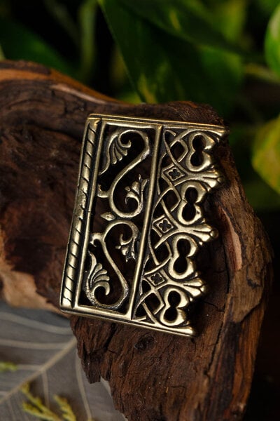 Belt end Rogier van der Weyden, bronze - Celtic Webmerchant