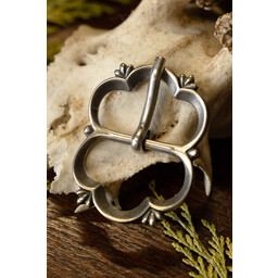 Hebilla renacentista, siglos XV-XVI, bronce plateado - Celtic Webmerchant