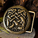 Medeltida spänne keltiska hundar - Celtic Webmerchant