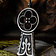 Medieval Quatrefoil Gurtende, versilberter - Celtic Webmerchant