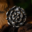 Tudor-rose bæltespænder (sæt med 5 dele), forsølvet bronze - Celtic Webmerchant