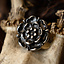 Tudor-rose bæltespænder (sæt med 5 dele), forsølvet bronze - Celtic Webmerchant