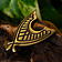 Extremo del cinturón medieval 4.5 cm, bronce - Celtic Webmerchant