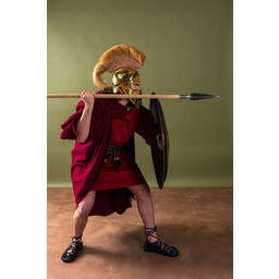 Leren ijzertijdsandalen zwart - Celtic Webmerchant