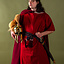 Middeleeuwse mantel Karen rood - Celtic Webmerchant