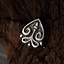 Wikinger Gürtelbeschlag Tschernikow, versilbertes Zamak - Celtic Webmerchant