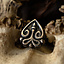 Accessorio per cintura vichingo Chernikov, zama argentata - Celtic Webmerchant