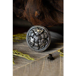 Viking cintura sagomata Borre set di 5 pezzi, argentato - Celtic Webmerchant