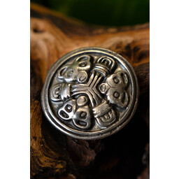 Vikingriembeslag Borre set van 5 stuks, verzilverd - Celtic Webmerchant