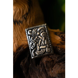 Viking Gürtelbeschlag Dänemark, versilbert - Celtic Webmerchant