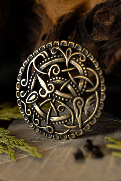 Applique de ceinture viking Pitney, argenté - Celtic Webmerchant