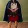 Leonardo Carbone Capa medieval Karen azul - Celtic Webmerchant