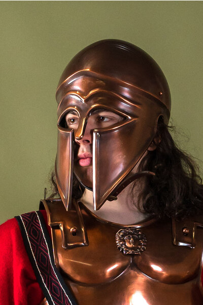 Corinthic-Italic helmet bronzed - Celtic Webmerchant