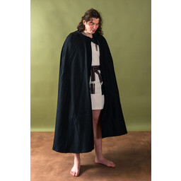 Middeleeuwse mantel Karen zwart - Celtic Webmerchant
