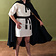 Leonardo Carbone Capa medieval Karen negro - Celtic Webmerchant