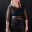 Haubergeon, black, unriveted 8 mm - Celtic Webmerchant