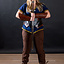 Dark Elf zwart/bruin leren korset - Celtic Webmerchant