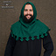 Laatmiddeleeuwse lierepijp, wol, groen - Celtic Webmerchant