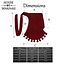 Late Medieval Liripipe Hood, Wool, Dark Red - Celtic Webmerchant