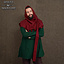Laatmiddeleeuwse lierepijp, wol, donkerrood - Celtic Webmerchant