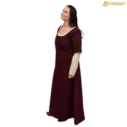 15:e-17:e århundradets kirtle i ull, röd - Celtic Webmerchant