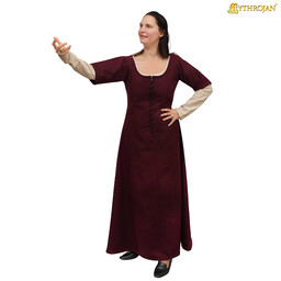 Cotehardie 15e-17e siècle, laine, rouge - Celtic Webmerchant